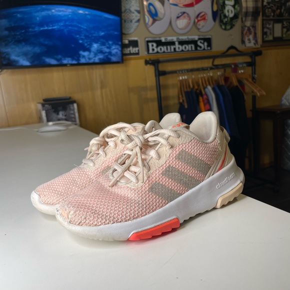 ADIDAS RACER TR 2.0 Running Shoes KIDS Size 1 - Picture 1 of 7